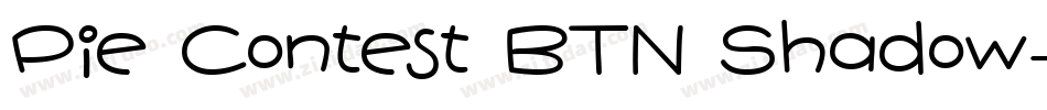 Pie Contest BTN Shadow字体转换